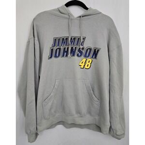 Vintage‎ Y2K Jimmie Johnson 48 NASCAR Winners Circle L Hoodie Pullover Retro